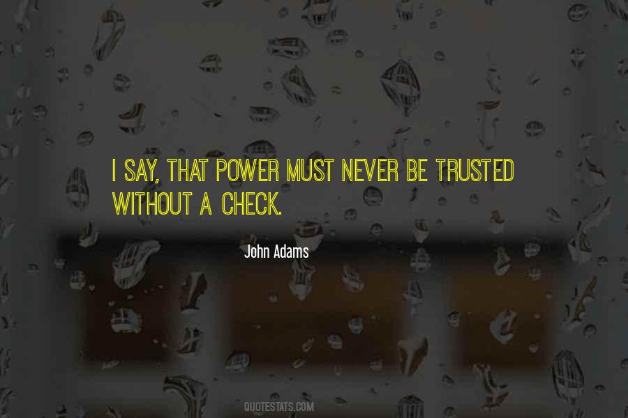 You Never Trusted Me Quotes #170190