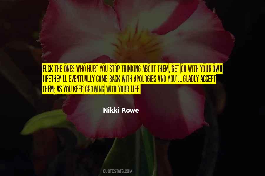 You Own Your Life Quotes #9355