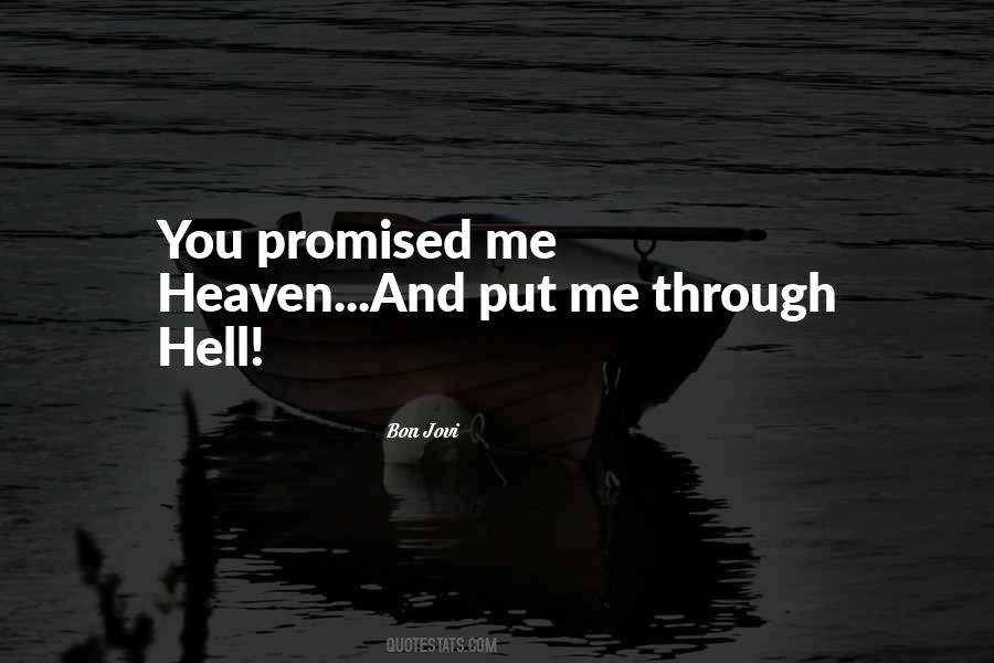 You Promised Quotes #1182814