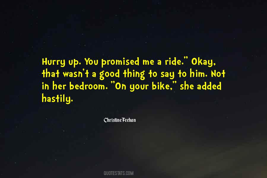 You Promised Quotes #1738515