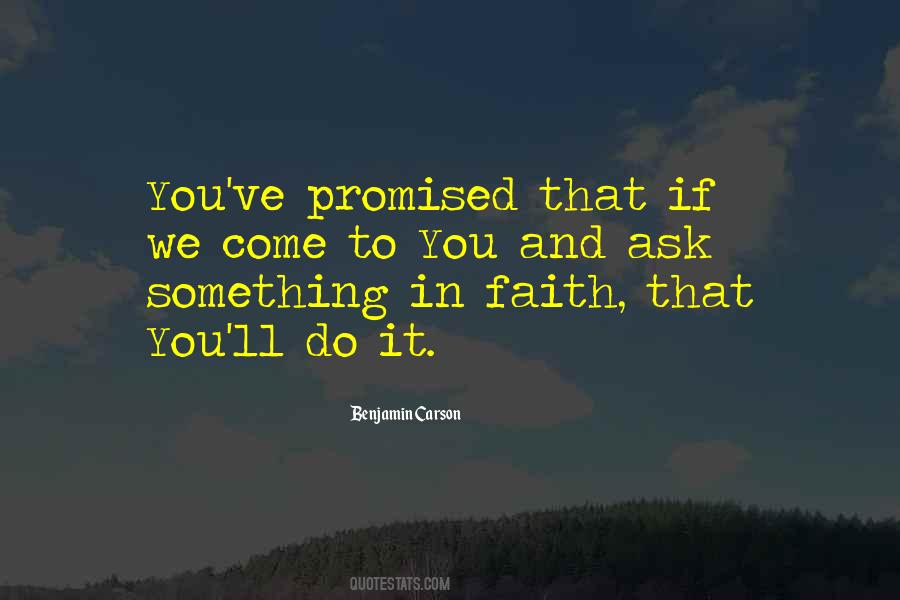 You Promised Quotes #42443
