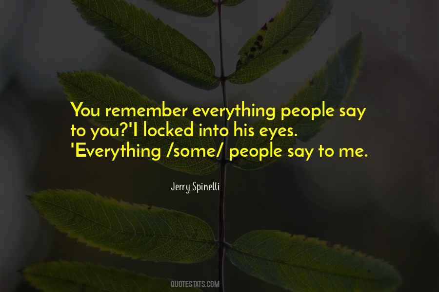 You Remember Me Quotes #95342