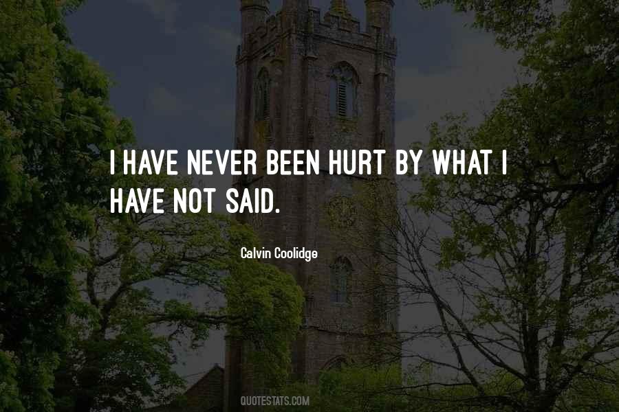 You Said You'd Never Hurt Me Quotes #1532603