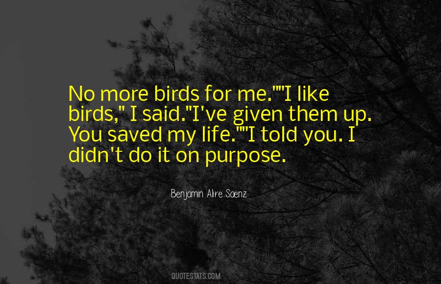 You Saved My Life Quotes #1687549