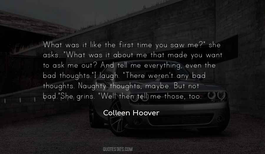 You Saw Me Quotes #565761