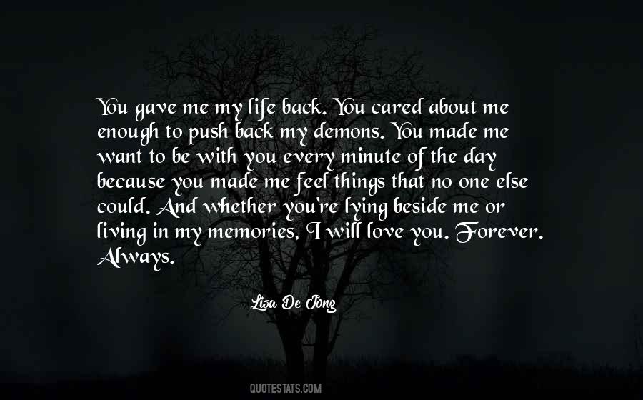 Quotes About Love You Want Back #924671 Quotes About Love You Want Back #924671