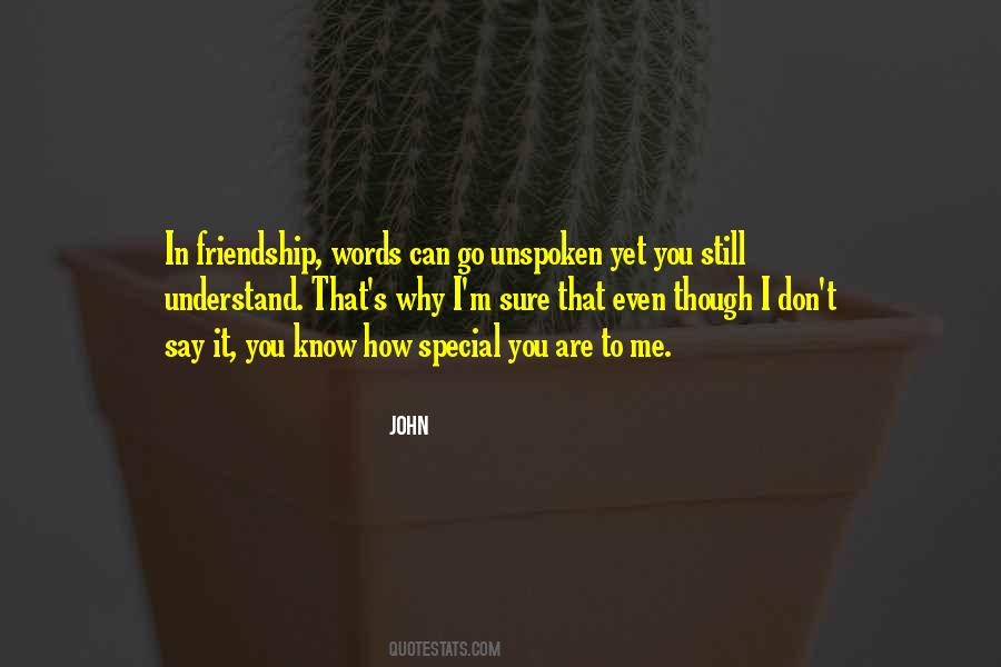 You Special To Me Quotes #1170824