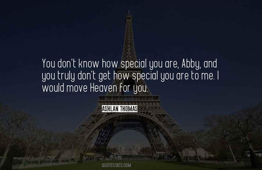 You Special To Me Quotes #351085