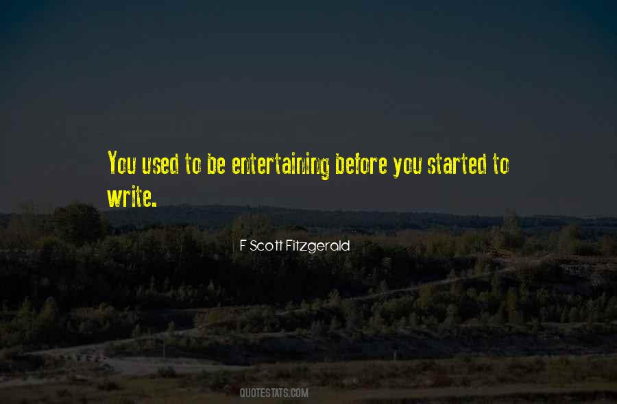 You Started Quotes #1200433