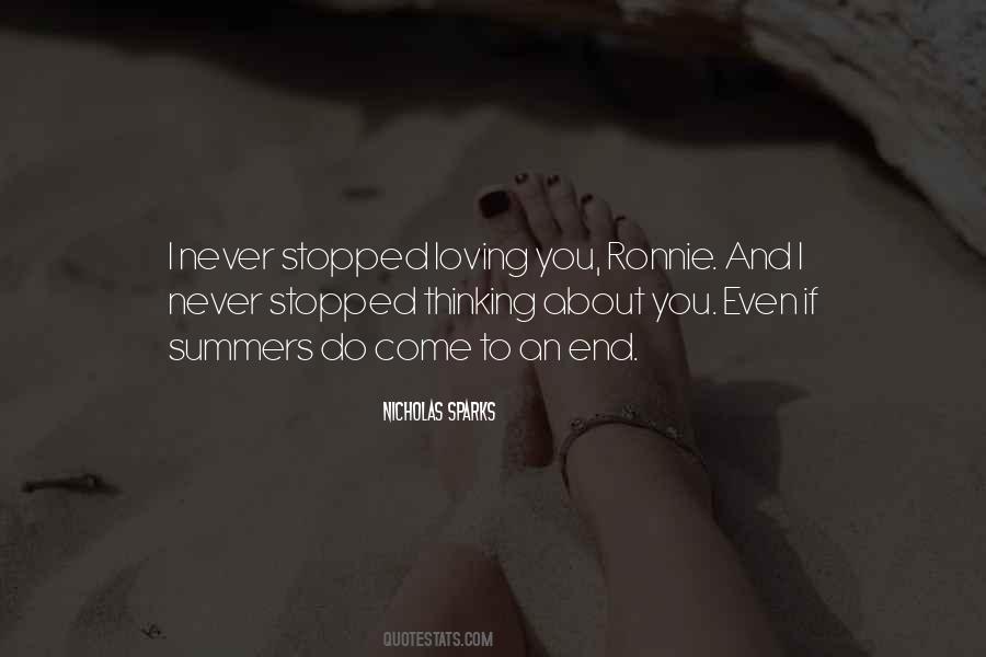 You Stopped Loving Me Quotes #1805148