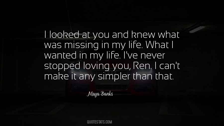 You Stopped Loving Me Quotes #775856