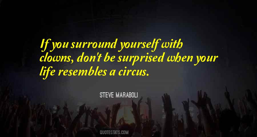 You Surround Yourself Quotes #69266