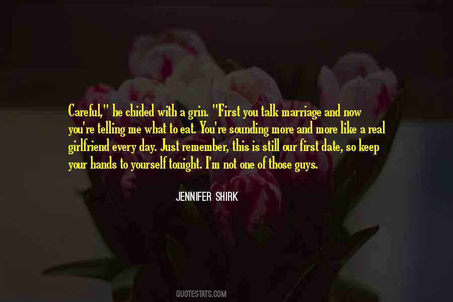 You Talk To Me First Quotes #1102342