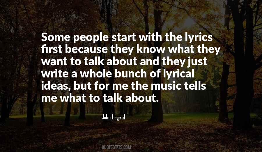 You Talk To Me First Quotes #192755