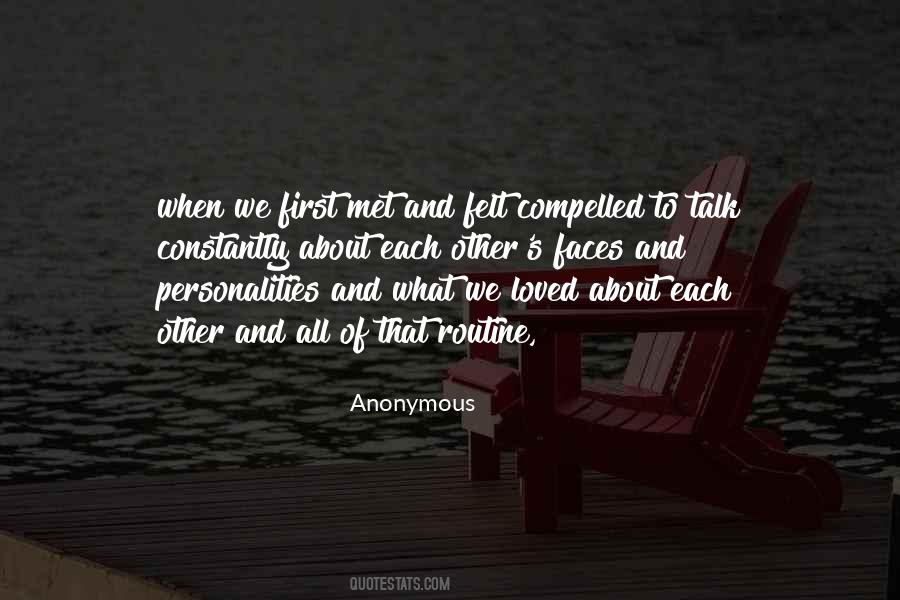 You Talk To Me First Quotes #212857