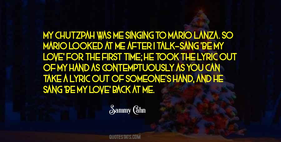 You Talk To Me First Quotes #668390