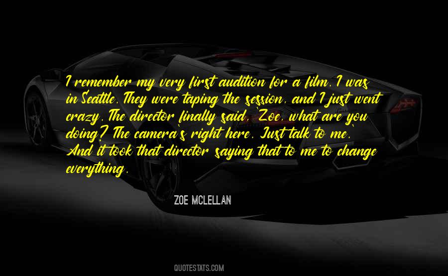 You Talk To Me First Quotes #93922