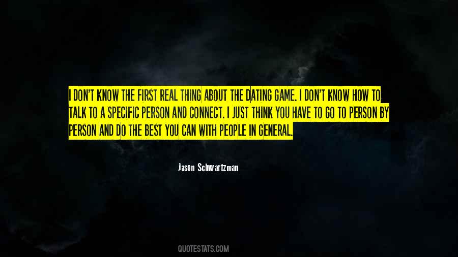 You Talk To Me First Quotes #94040