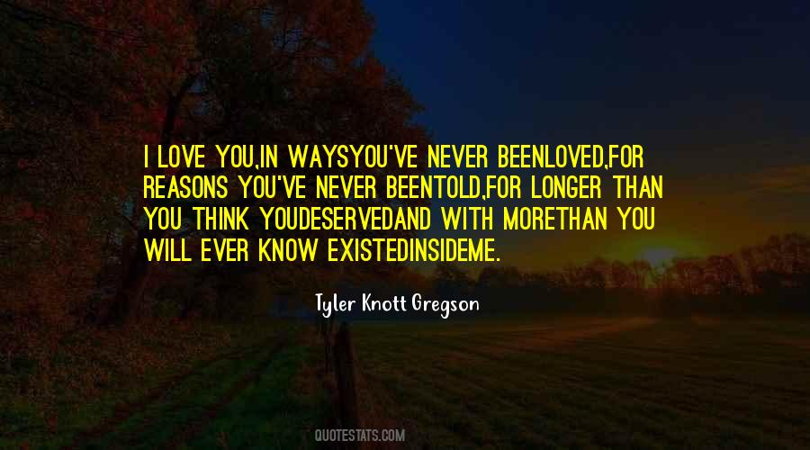 You Told Me You Loved Me Quotes #1694814