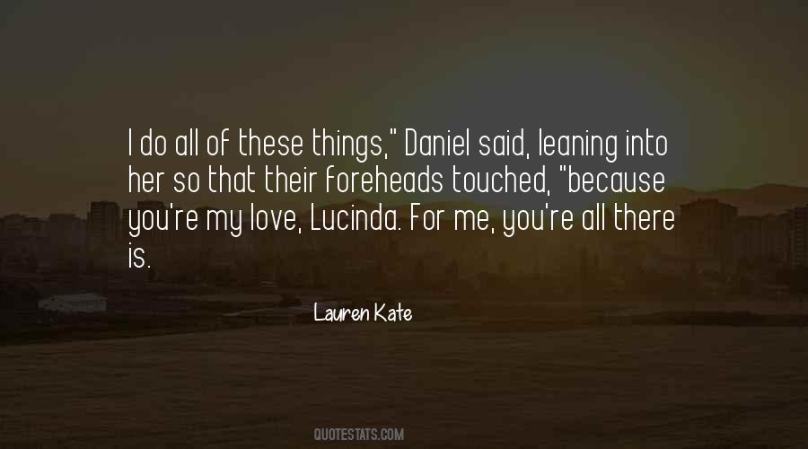 You Touched Me Quotes #1258492