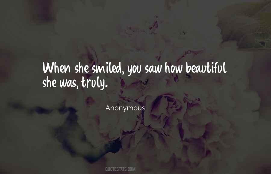 You Truly Beautiful Quotes #620495