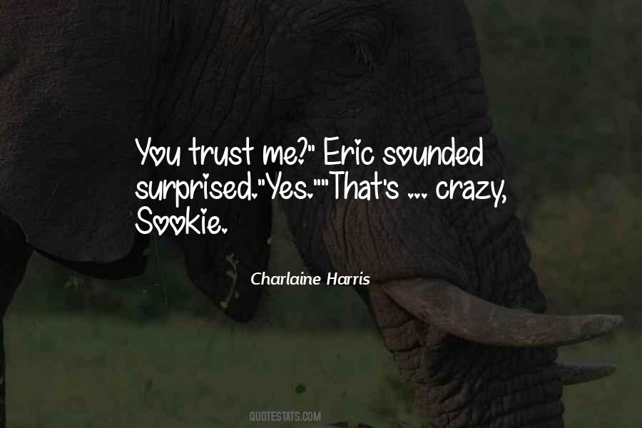 You Trust Me Quotes #1849641