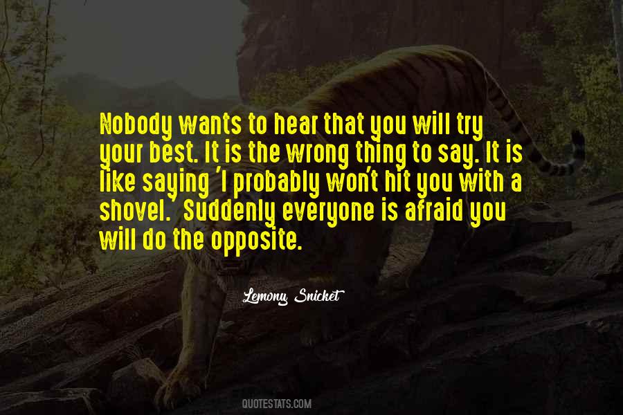 You Try Your Best Quotes #700945