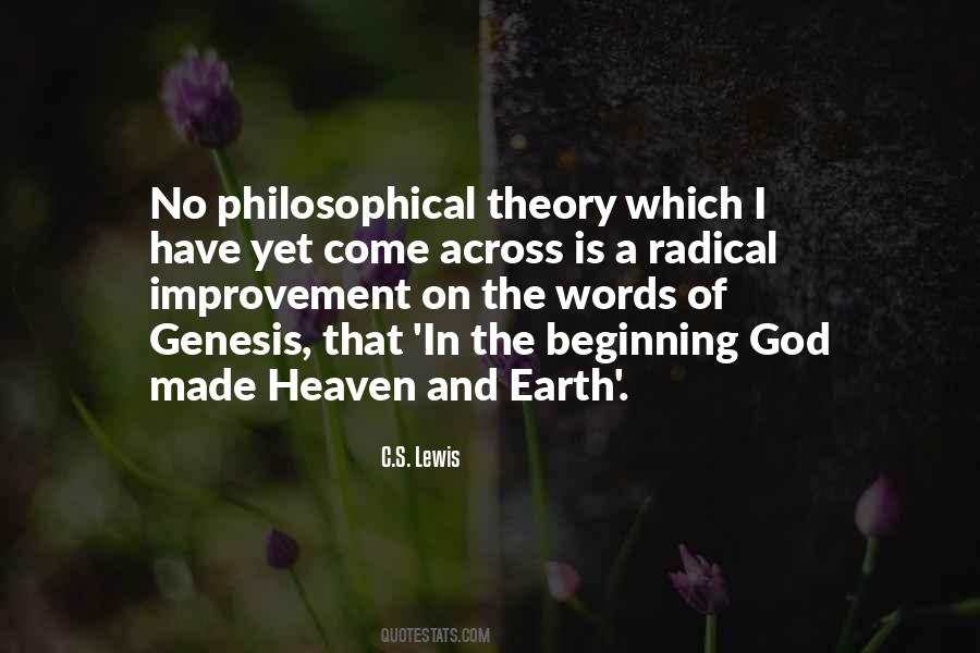 Quotes About The Beginning Of The Earth #1872657