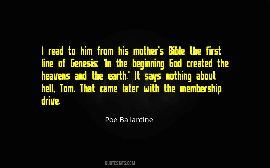 Quotes About The Beginning Of The Earth #827428
