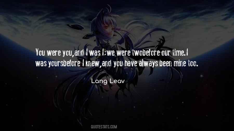 You Were Always Mine Quotes #816922