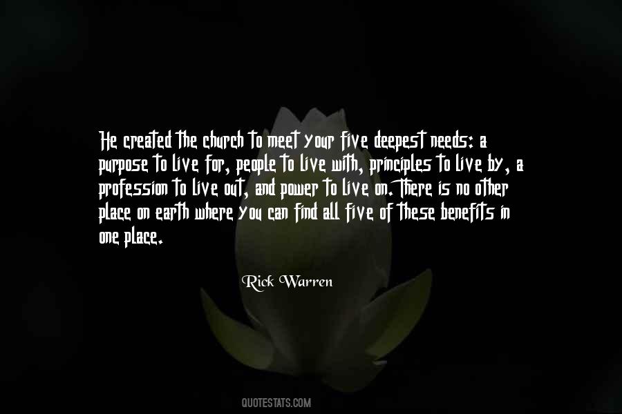 You Were Created For A Purpose Quotes #154613