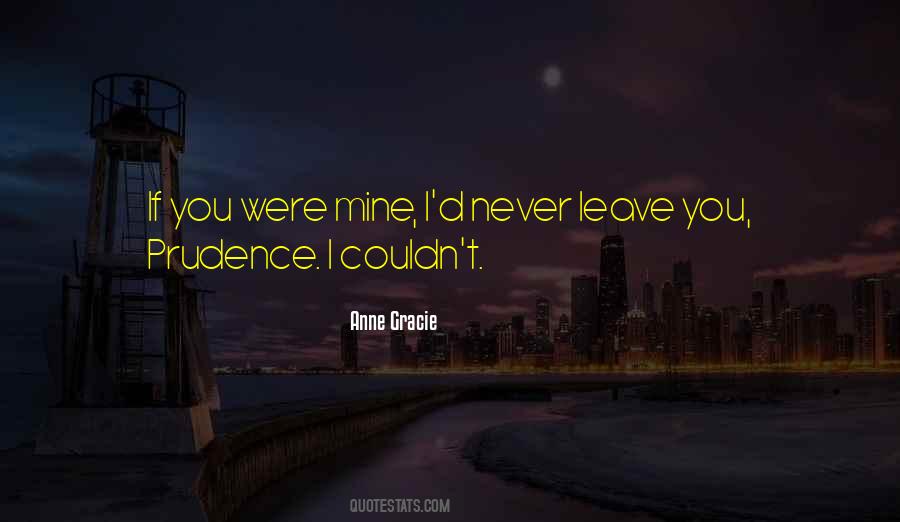 You Were Mine Quotes #98582