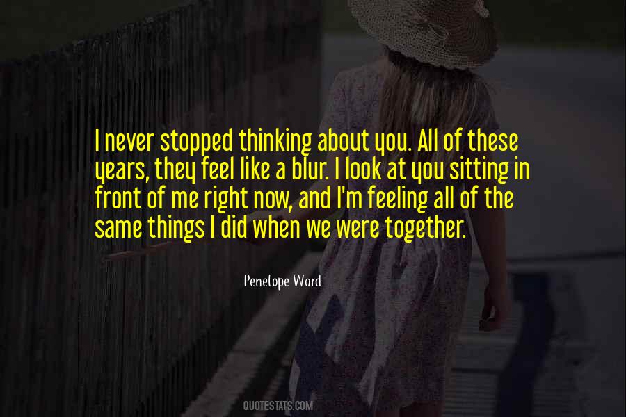 You Were Right In Front Of Me Quotes #1652012