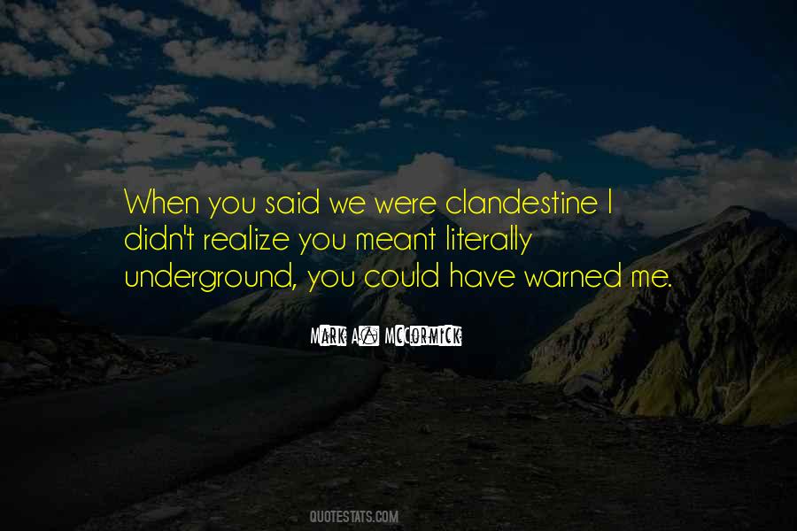 You Were Warned Quotes #1047538
