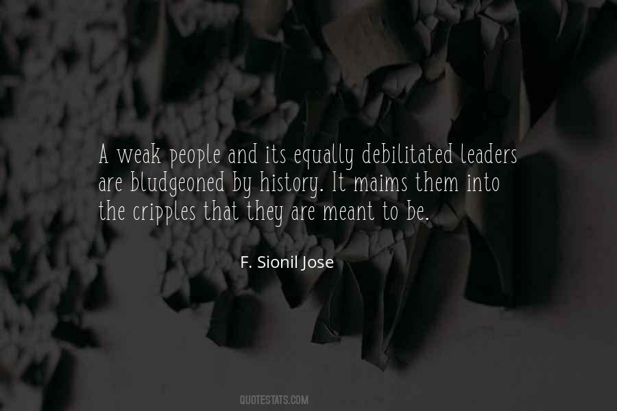 Quotes About Weak Leaders #1234551