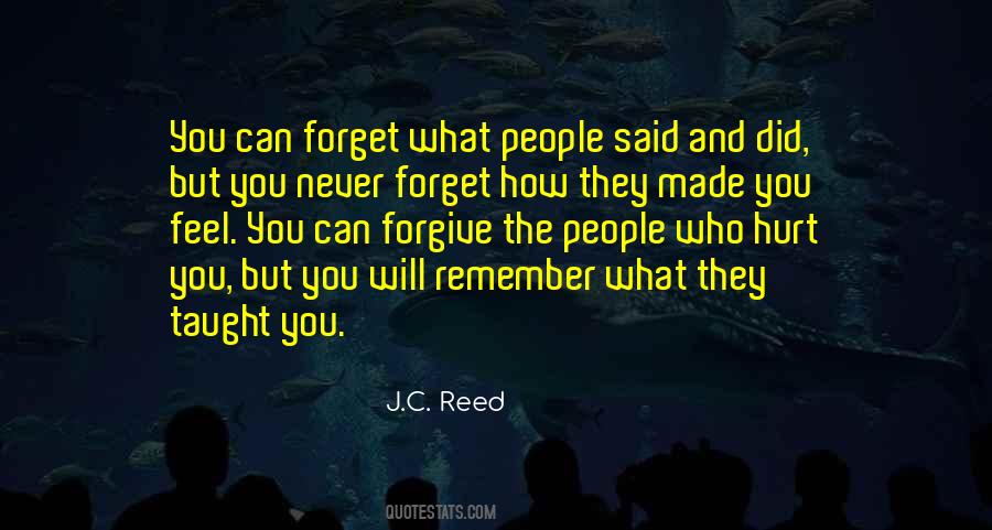 You Will Remember Quotes #1623721