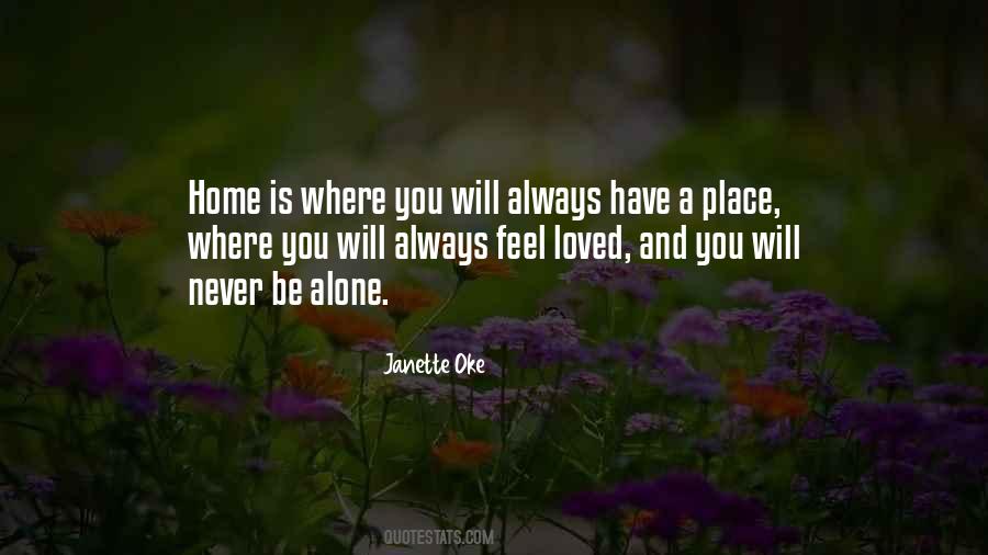 You'll Never Be Alone Quotes #1364300