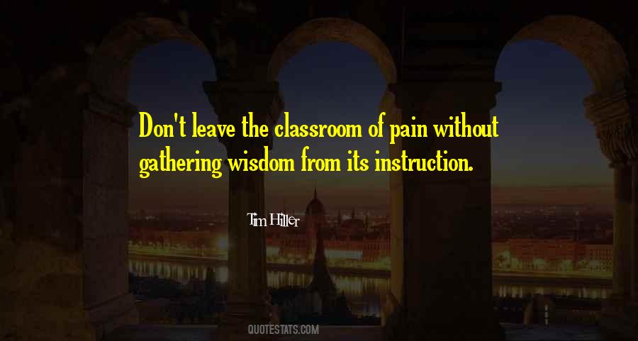 Quotes About Classroom Instruction #1590273