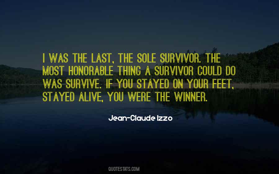 You're A Survivor Quotes #1680513