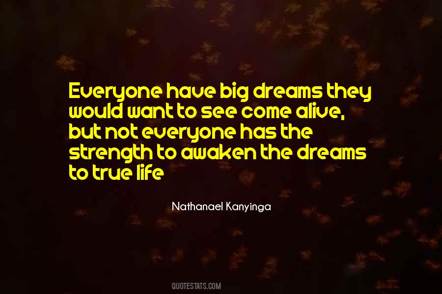 Quotes About Big Dreams #1034514