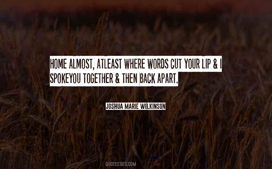 You're Almost Home Quotes #748187