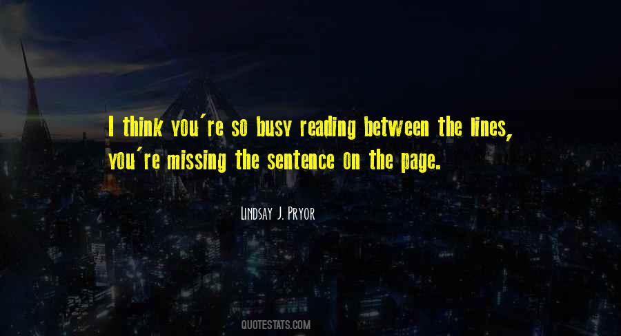 You're Busy Quotes #457323