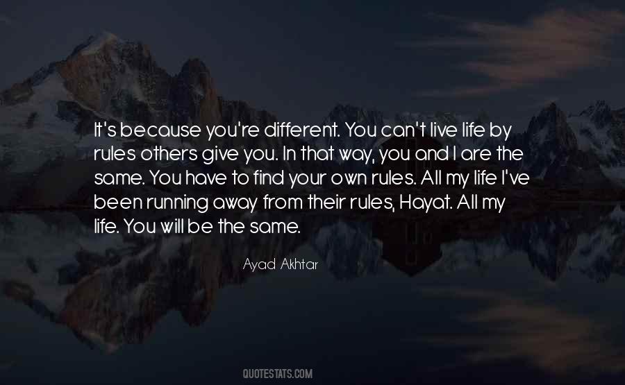 You're Different Quotes #1368696