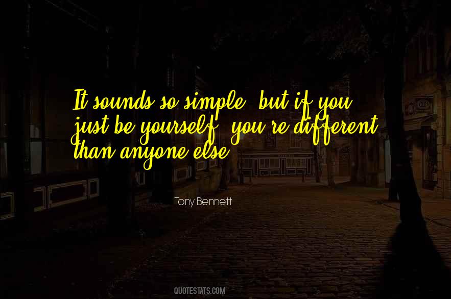 You're Different Quotes #1374775