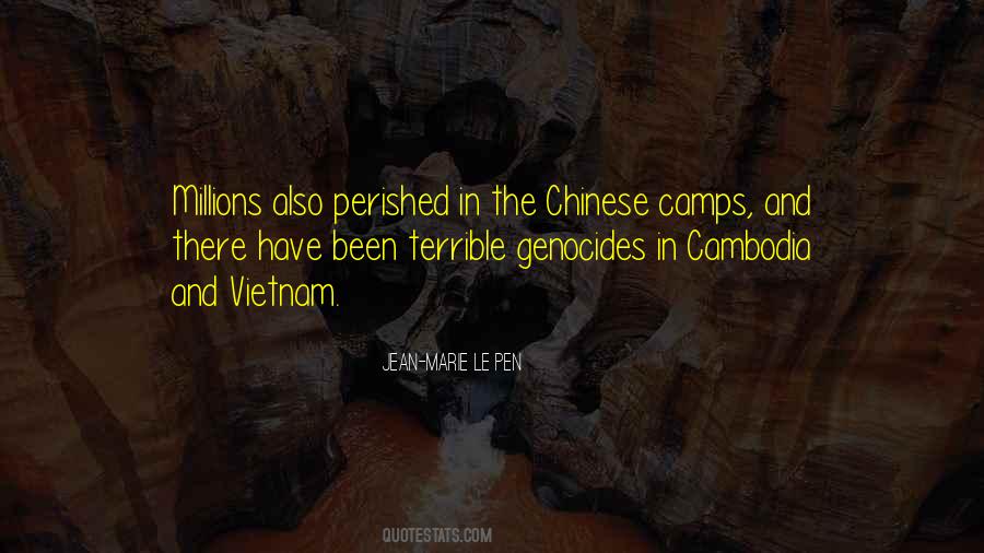 Quotes About Genocides #597265