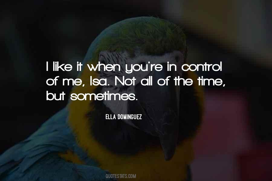 You're In Control Quotes #1758133