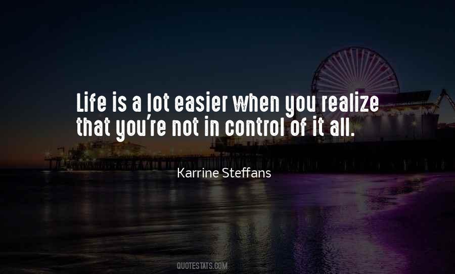 You're In Control Quotes #267913