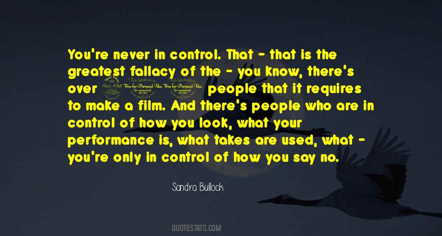 You're In Control Quotes #374742