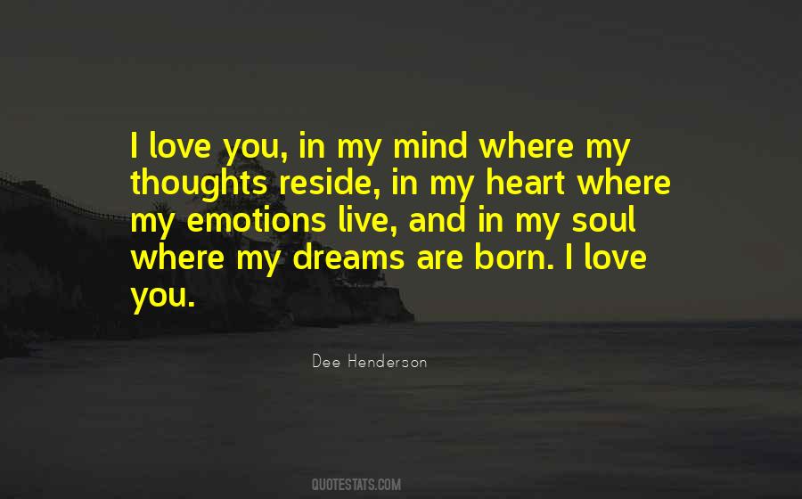 You're In My Thoughts Quotes #1087992