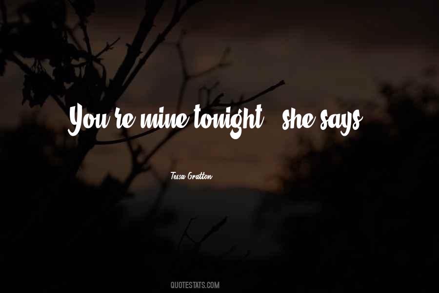 You're Mine Love Quotes #1261466